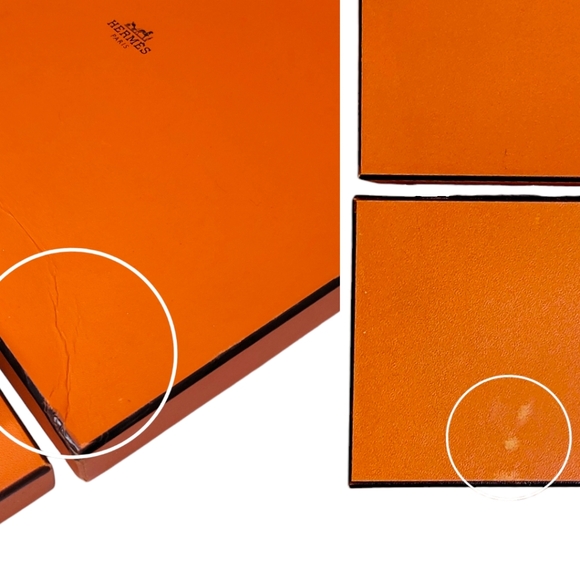 HERMES Shirt Tie Wallet Gift Box / Bag Lot - Picture 4 of 5